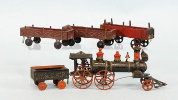 Welker & Crosby Locomotive & Gondolas