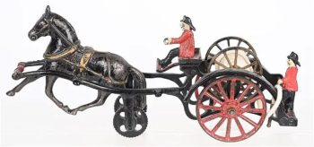 Carpenter Horse Drawn Hose Reel Fire Wagon