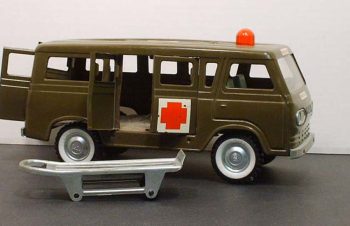 Ny-lint Army Ambulance with Stretcher