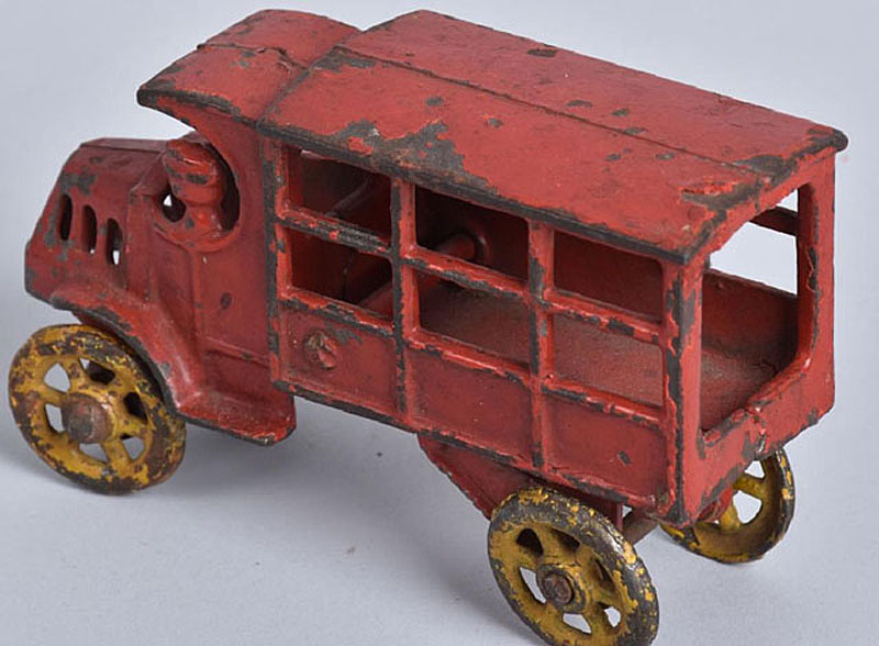 Welker & Crosby Open Delivery Truck - Antique Toys Library