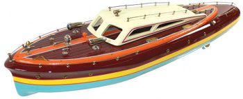ITO Bobtail Launch Mahogany Boat