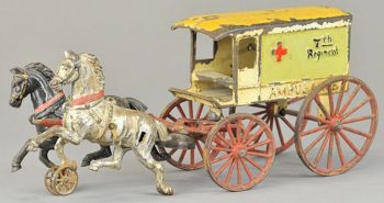 Harris Horse Drawn 7th Regiment Ambulance Wagon