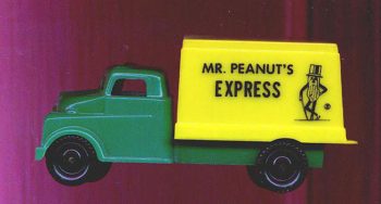 Pyro Plastics Planters Mr. Peanut Express Truck