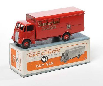 Dinky Toy Slumberland Mattress Guy Van