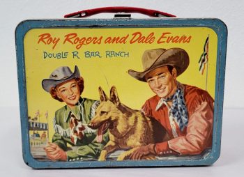 American Thermos Roy Rogers And Dale Evans Double R Bar Ranch Lunchbox