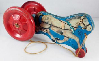 N.N. Hill Brass Co. Riding Horse Pull Toy