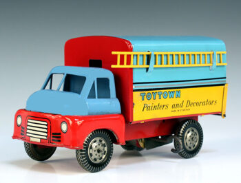 Wells Brimtoy Toytown Painters and Decorators Truck with Ladder