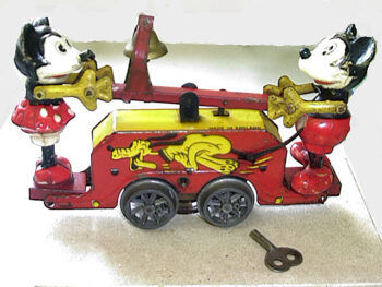 Wells Brimtoy Mickey Mouse Handcar No. 300