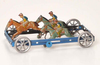 George Levy (Gely) Horse Race Penny Toy
