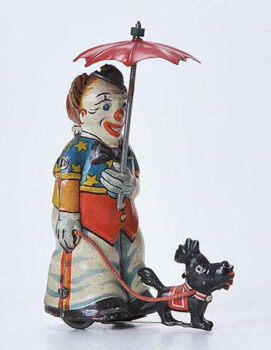 George Levy (Gely) Clown with Dog