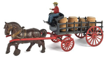 Carpenter Horse Drawn Barrel Wagon