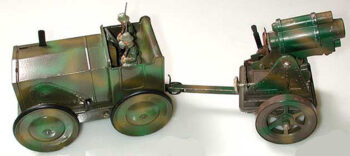 Karl Bub Army Tractor with Field Artillery