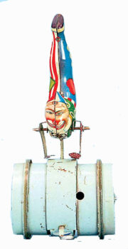 Karl Bub Clown on a Barrel