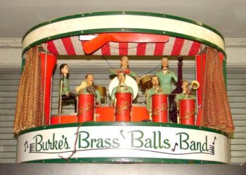 Chicago Coin Band Box Burke’s Brass Balls Bank