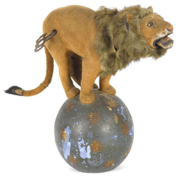 Roullet et Decamps Lion on Ball