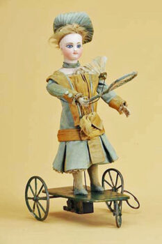 Roullet et Decamps Badminton Player Mechanical Toy