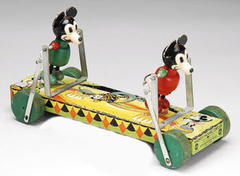 Borgfeldt Mickey & Minnie Circus Pull Toy