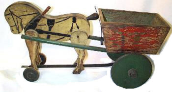 Rich Toys Wooden Horse and Cart