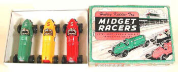 Hubley Metal Midget Race Set