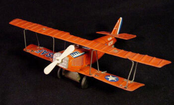 Mansei Toys (Haji) WWI Bi-Plane Airplane Toy