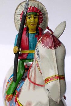 Mansei Toys (Haji) Apache Indian Horse Rider Toy