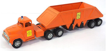 Tonka 1956 State Hi-way Department Truck & Bottom Dump Trailer