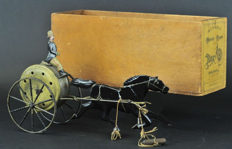 Miner’s Horse Drawn Musical Wagon