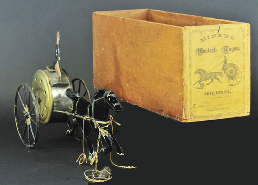 Miner’s Horse Drawn Musical Wagon