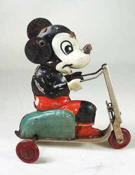 Mickey Mouse on Motor Scooter