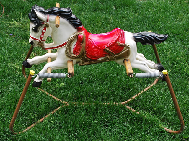 Delphos Bending Co. Chief Prancer Rocking Horse