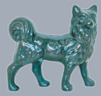 Grey Iron Huskey Still Bank