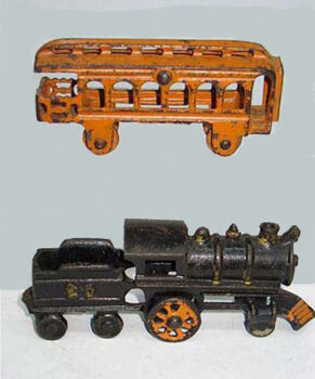 Grey Iron Floor Train 20 Two Piece No. 671