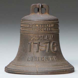 Grey Iron Washington 1776 Liberty Bell