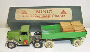 Lines Bros. (Tri-ang) Mechanical Horse and Trailer Truck