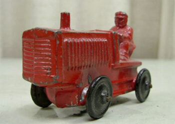 Barclay Red Toy Farm Tractor with Driver