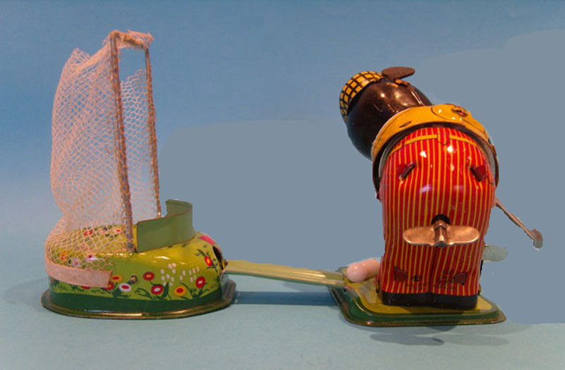 TPS Tokyo Plaything Shokai Bear Golfer Toy