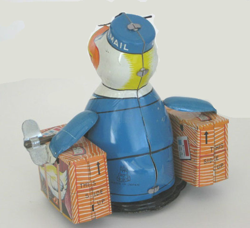 TPS Tokyo Plaything Shokai U.S. Mail Duck w/silly Geese Toy