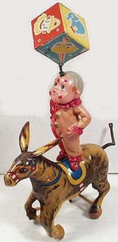 Kuramochi CK Circus Clown on Donkey & Twirling Cube
