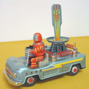 Yone Yonezawa Space Car Robby Robot