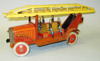 JEP Jouets de Paris (Unis) Ladder Fire Engine