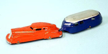 A. C. Williams Streamline Sedan With House Trailer