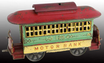 Kyser & Rex Trolley Motor Mechanical Bank