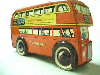 Wells-Brimtoy Double-Decker Bus