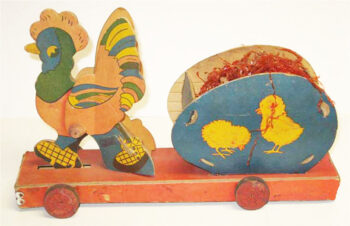 Dolly Folding Kite and Toy Co. Chick Egg Cart