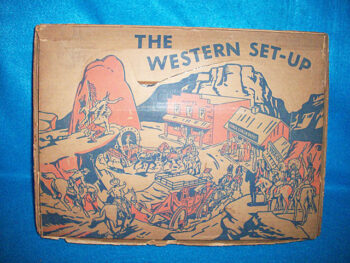 Archer Plastics Play-Time Western Town Playset
