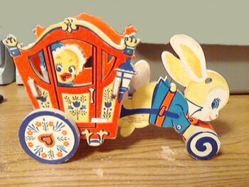 Dolly Folding Kite and Toy Co. Rabbit or Bunny Carriage
