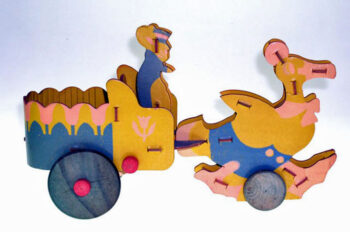Dolly Folding Kite and Toy Co. Easter Cart with Action No. 58