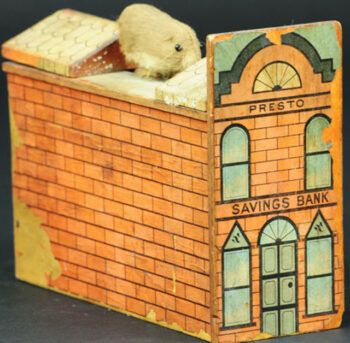 Frederick & Charles Co. Presto Savings Mechanical Bank