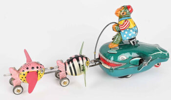 TPS Tokyo Plaything Shokai Fishing Monkey on Whale