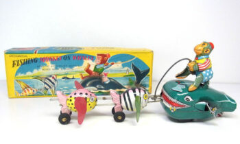 TPS Tokyo Plaything Shokai Fishing Monkey on Whales